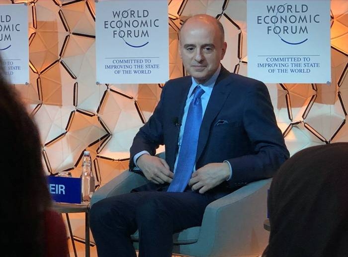 Minister of State for Foreign Affairs Adel Al-Jubeir speaksat a World Economic Forum panel about the situation in the Middle East in Davos. — Courtesy WEF