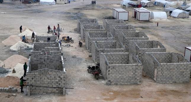 Permanent housing units that will be established in Syria's Idlib. — Courtesy photo