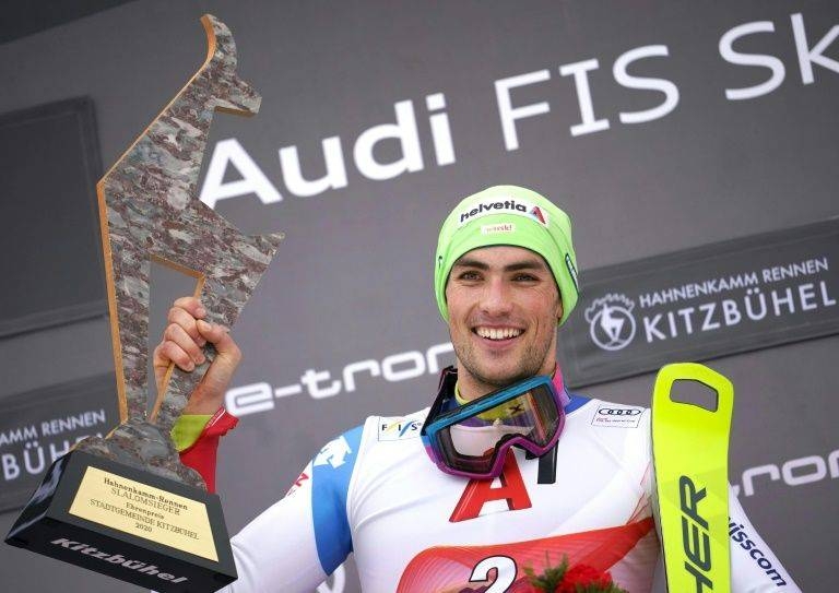 Yule ends long Swiss drought in Kitzbuehel slalom. — AFP