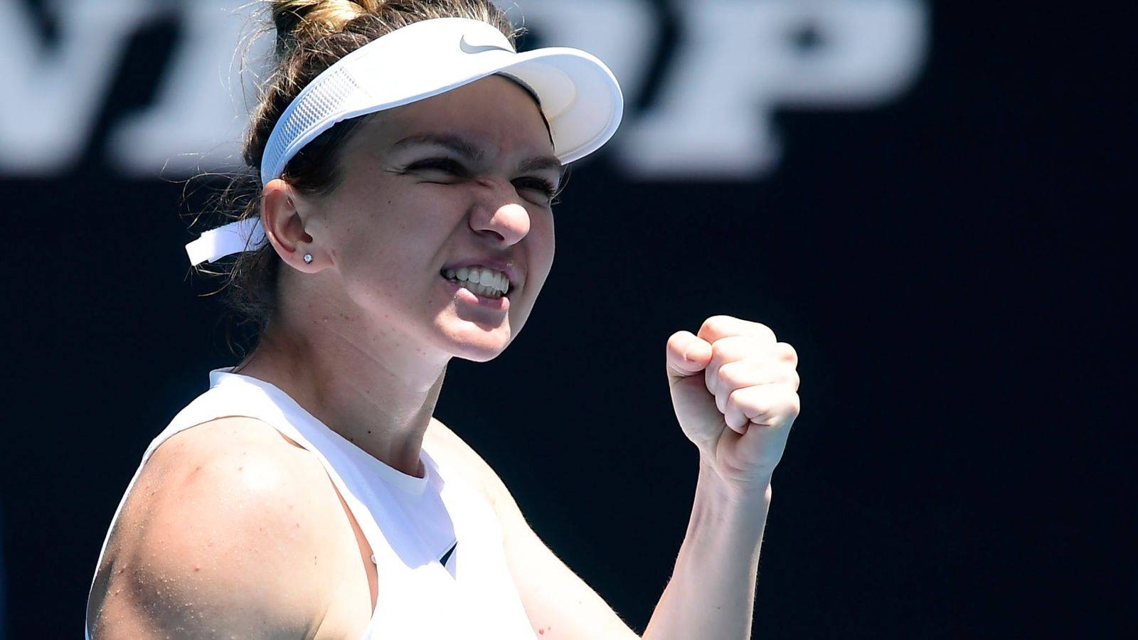 Simona Halep made it through to the Australian Open quarter-finals for a fourth time in her career. — AFP