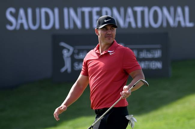 Dustin Johnson of the USA speaks during a press conference prior to the start of the Saudi International at Royal Greens Golf and Country Club on Tuesday in King Abdullah Economic City, Saudi Arabia. — Courtesy photo