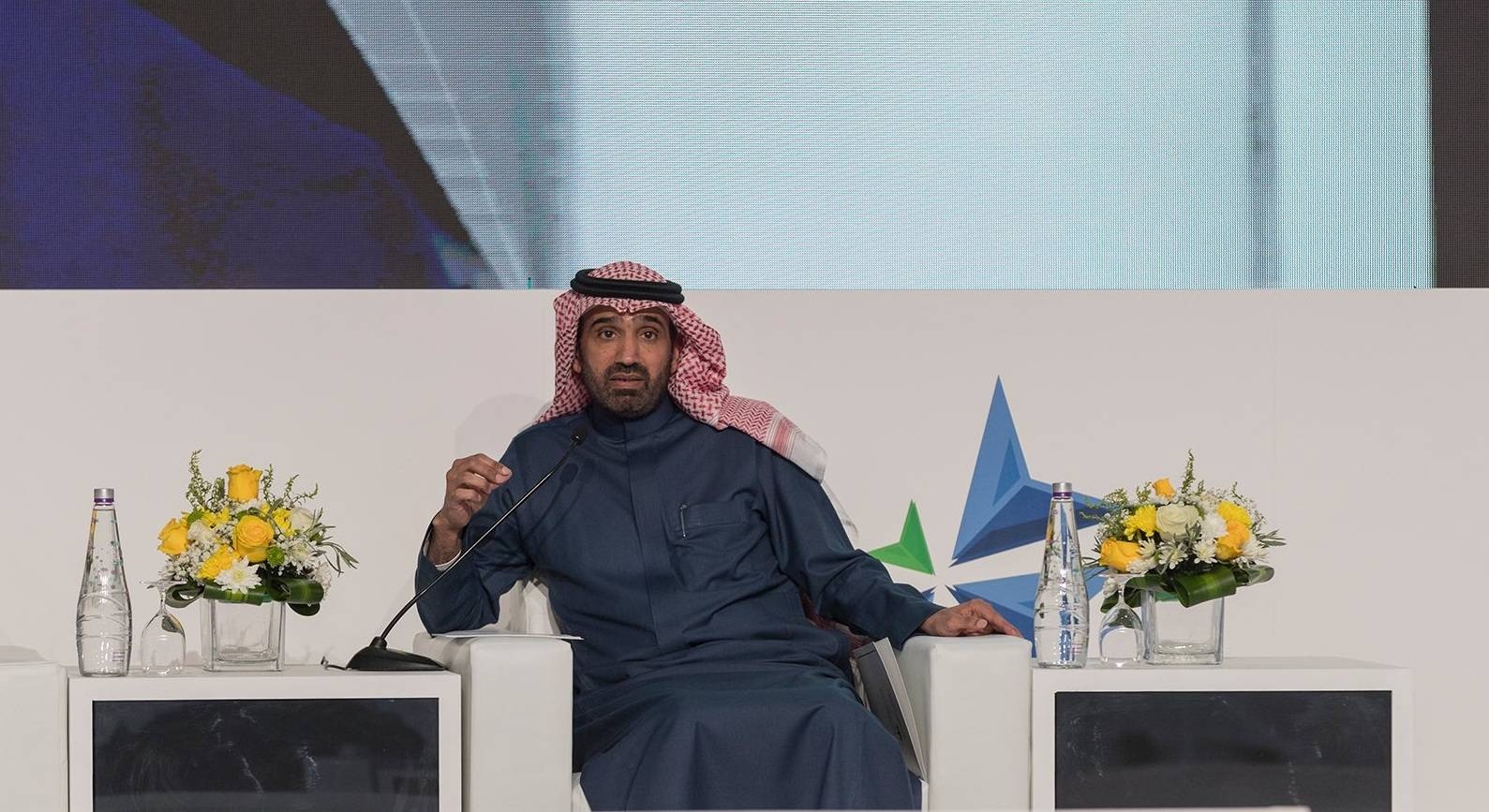 Minister of Labor and Social Development Ahmad Al-Rajhi addressing the opening session of the Saudi Accountants Forum. — SPA 