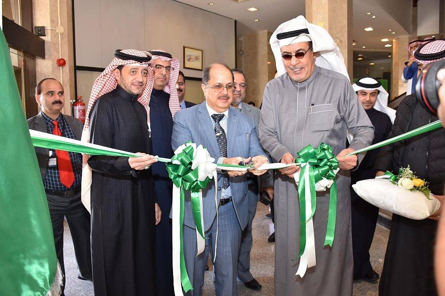 Indian Ambassador Dr. Ausaf Sayeed inaugurates the Indian Catalogs Exhibition at the Al-Ahsa Chamber of Commerce and Industry on Wednesday.