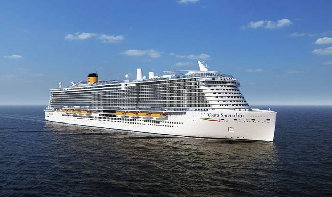 File photo of Costa Smeralda, the cruise ship in Italy that was placed on lockdown over two suspected cases of the deadly coronavirus.