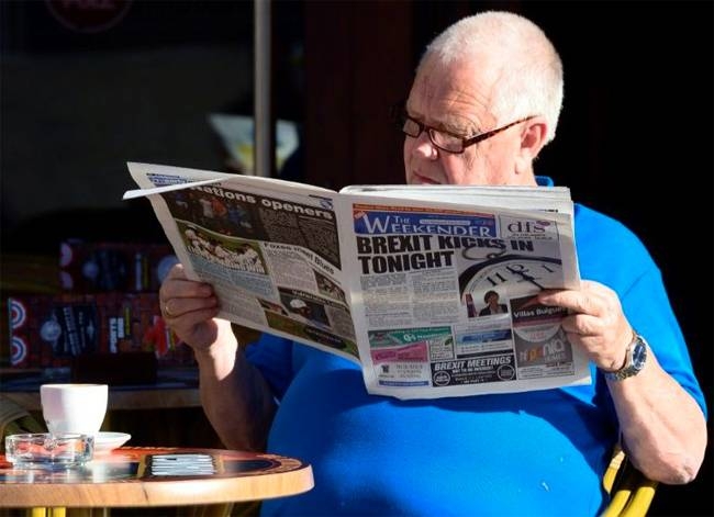 British retirees, workers and small business owners are bracing for an uncertain future after Britain leaves the European Union on Friday. — AFP