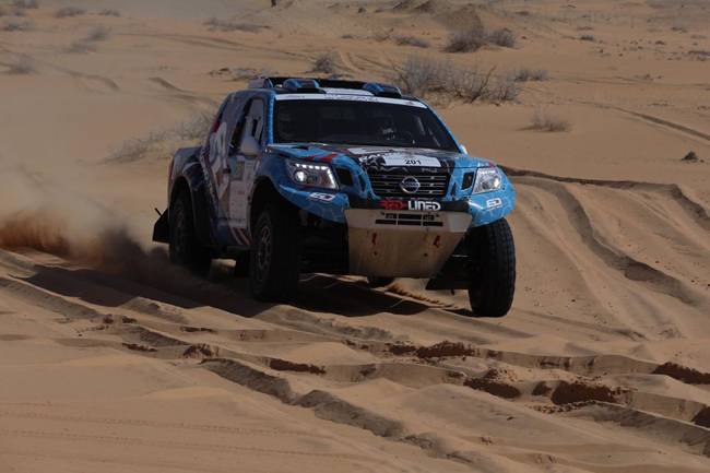 Essa Al-Dossari won the Hail Nissan Rally for a second time on New Year's Day 2019.