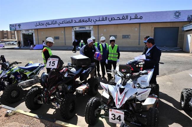 The Saudi Automobile and Motorcycle Federation (SAMF) conducted their technical scrutineering and administration checks for the 15th Hail Nissan Rally, the opening round of the 2020 Saudi Desert Rally Championship, on Monday.
