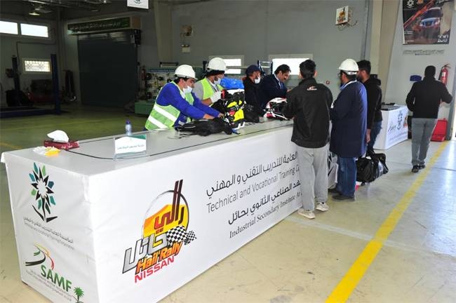 The Saudi Automobile and Motorcycle Federation (SAMF) conducted their technical scrutineering and administration checks for the 15th Hail Nissan Rally, the opening round of the 2020 Saudi Desert Rally Championship, on Monday.
