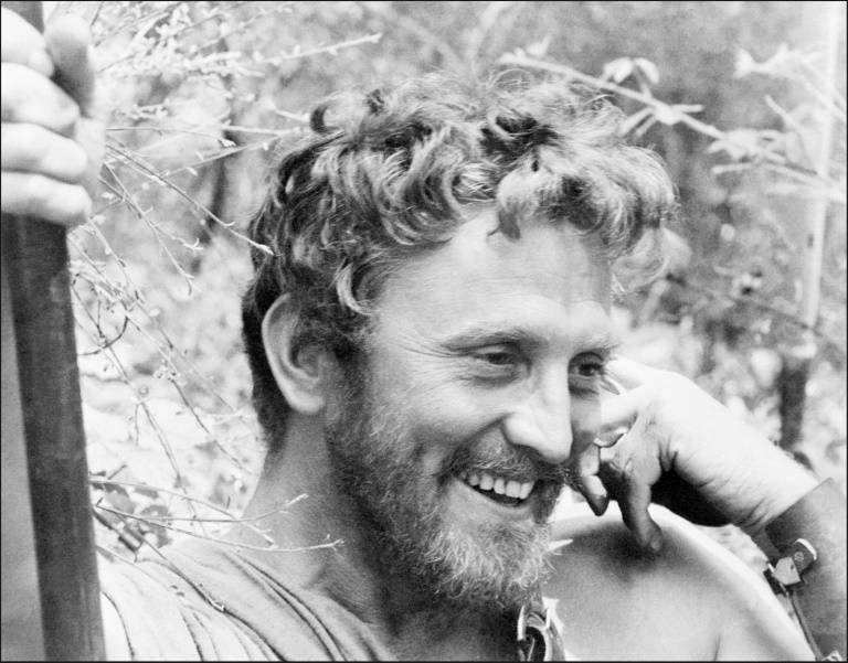 Kirk Douglas had a legendary role starring as a rebellious Roman slave in 