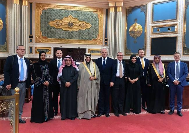 A business delegation headed by Dr. Peter Ramsauer, president of Ghorfa, member of the German Bundestag, former federal minister of transport, visited Riyadh and Jeddah. 