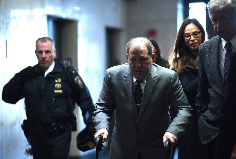 Harvey Weinstein arrives at Manhattan Criminal Court in New York in this Jan. 31, 2020 file photo. — AFP