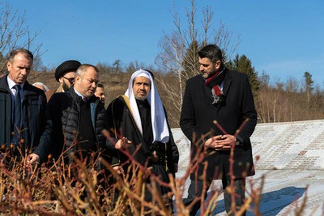 The Secretary General of the Muslim World League (MWL) paid tribute to the victims of the Srebrenica genocide on Sunday, building on his recent trip to Auschwitz to raise awareness about threats to minorities around the world.