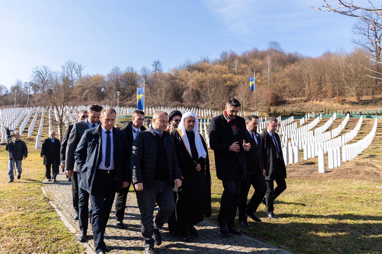 The Secretary General of the Muslim World League (MWL) paid tribute to the victims of the Srebrenica genocide on Sunday, building on his recent trip to Auschwitz to raise awareness about threats to minorities around the world.