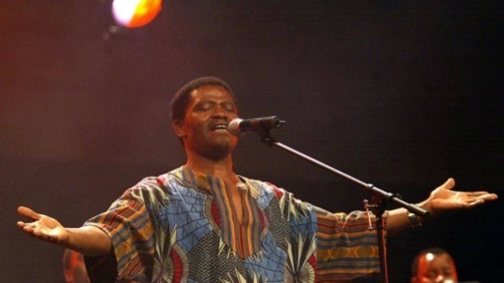 Joseph Shabalala, founder of South Africa's Ladysmith Black Mambazo, is seen in this 2002 file picture. — AFP