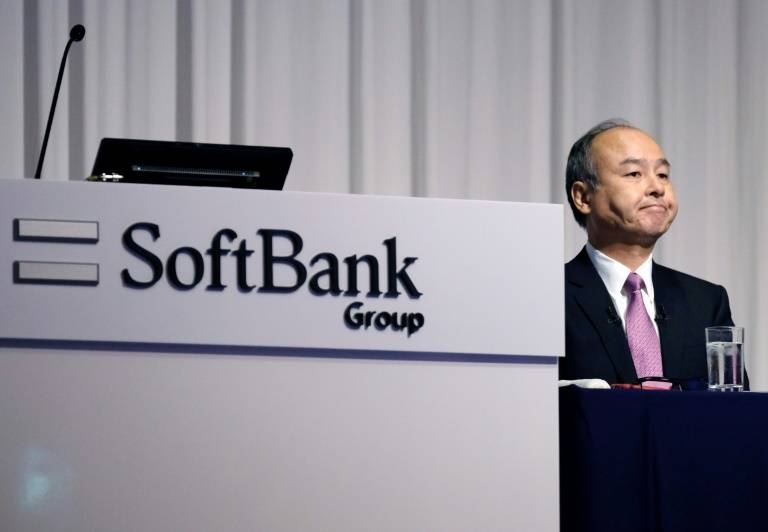 SoftBank's latest results follow a turbulent period for the firm and its CEO Masayoshi Son. — AFP