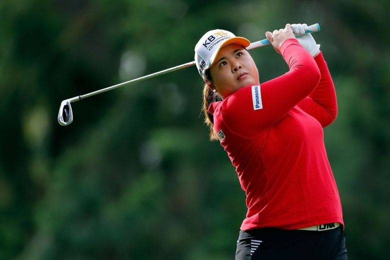 Park In-bee of Korea hits on the 13th hole during the second round of the LPGA Cambia Portland Classic at Columbia Edgewater Country Club in Portland, Oregon, in this Aug 31, 2018 file photo. — AFP