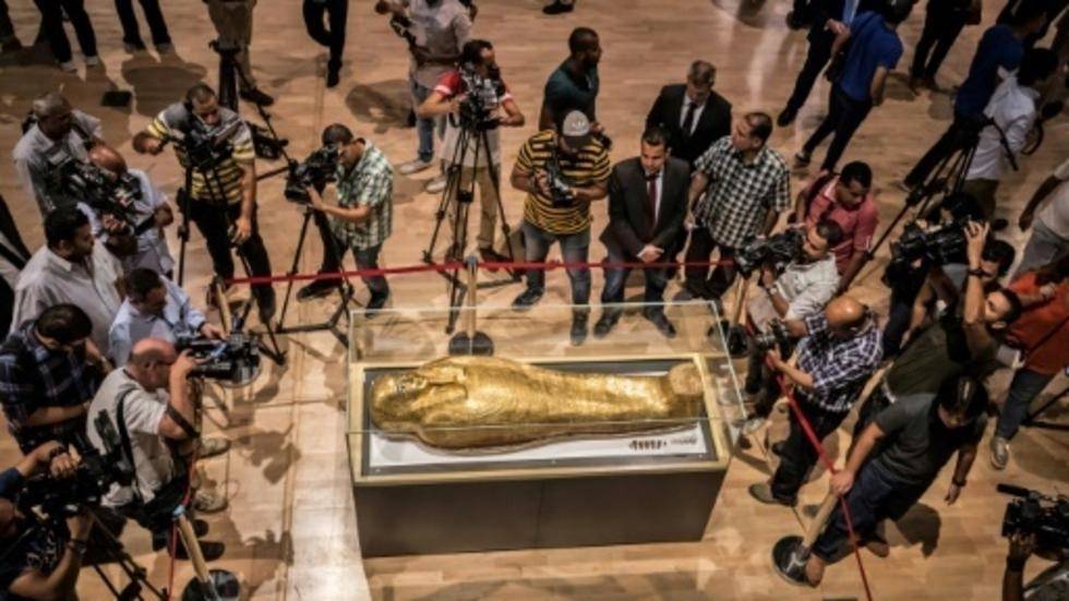 Last year, the golden coffin of a Pharaonic priest that had been stolen amid the tumult of Egypt's 2011 revolution was unveiled in Cairo after it was repatriated from the United States. — Courtesy photo