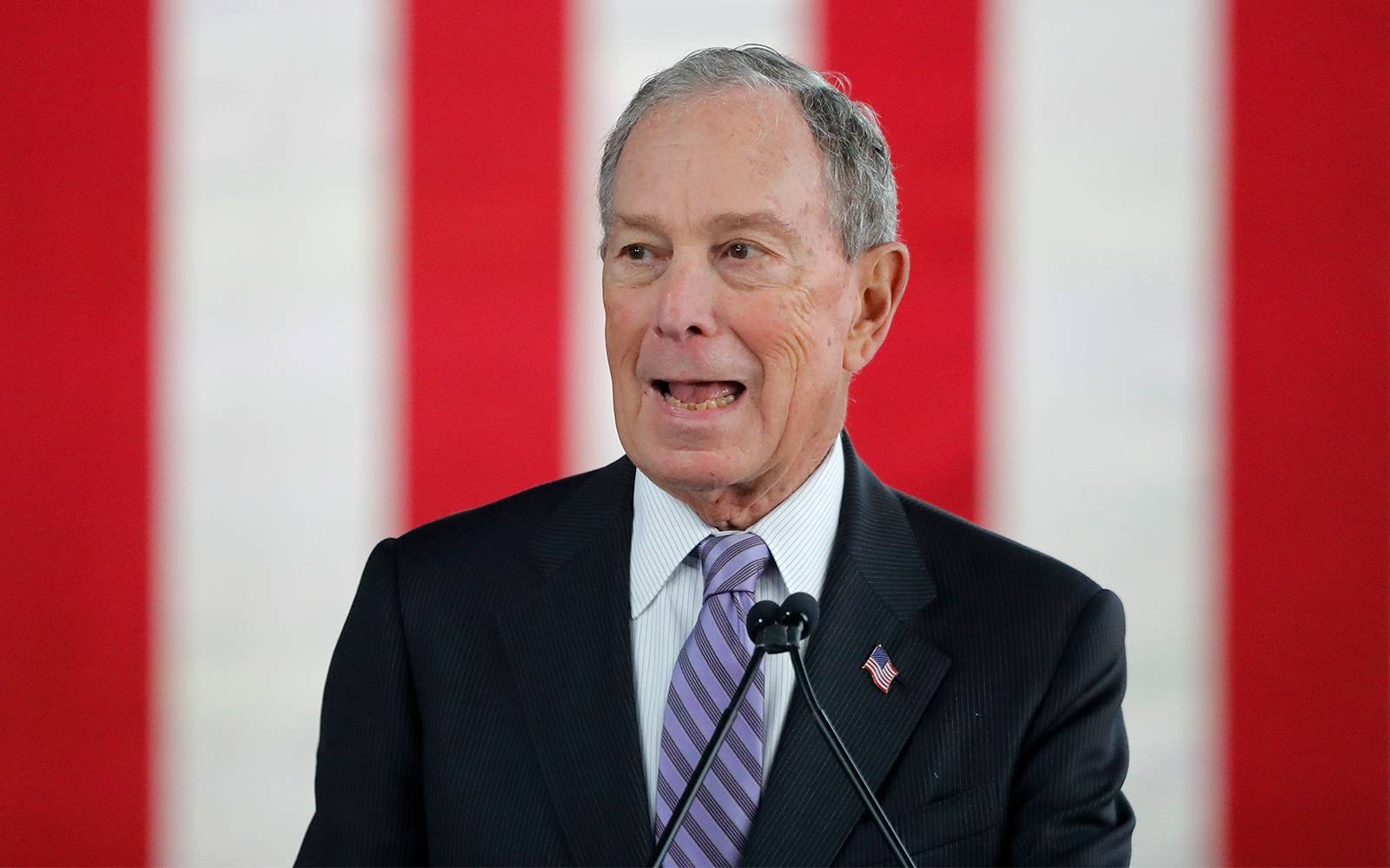 Democratic presidential candidate and former New York City mayor Mike Bloomberg speaks at a campaign event in Raleigh, North Carolina, in this Feb. 13, 2020 file photo. — AFP 