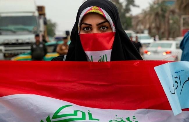 Iraqi students take part in an anti-government protest in the southern city of Basra. Since October, the country of 40 million has been rocked by a historically large grassroots movement with big goals: ending corruption, unaccountable sectarian parties and overreach from neighboring Iran. — Courtesy photo