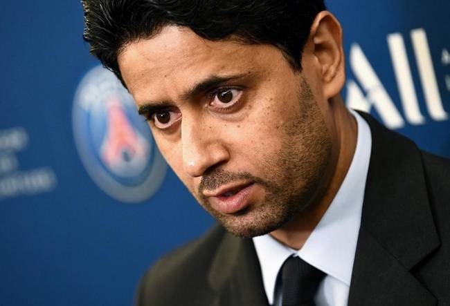 Paris Saint-Germain chief Nasser Al-Khelaifi has been indicted in Switzerland for alleged corruption in the attribution of football broadcasting rights. - AFP