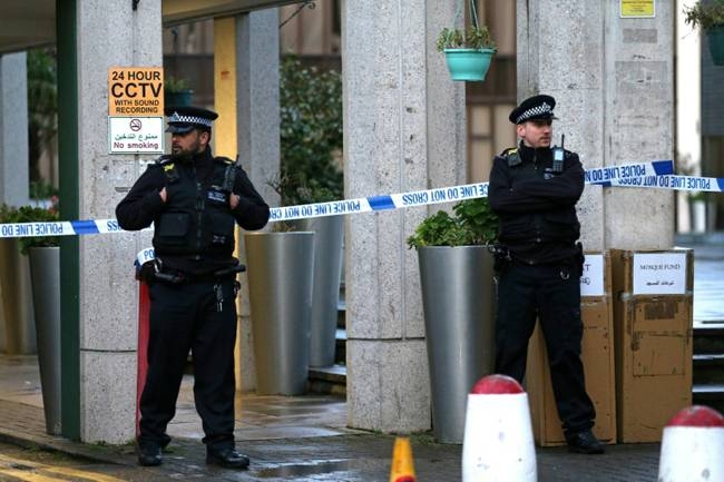 British police on Thursday said they were not treating as terror related a London mosque stabbing in which an elderly worshiper suffered non life-threatening injuries. — AFP