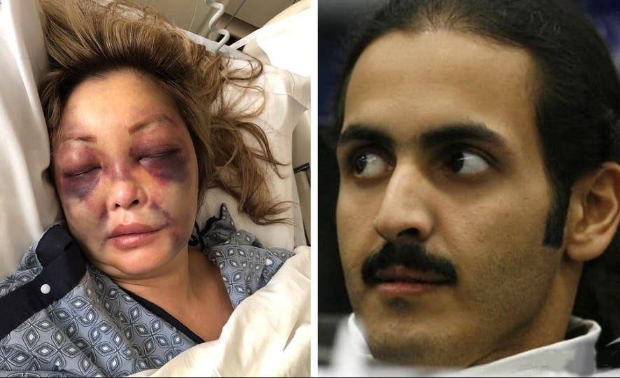 The file combination picture shows Sheikh Khalid Bin Hamad bin Khalifa Al Thani, the brother of the Emir of Qatar, right, and Abby Han, the girlfriend of Matthew Pittard who has filed a lawsuit against Qatari prince. — Courtesy photo