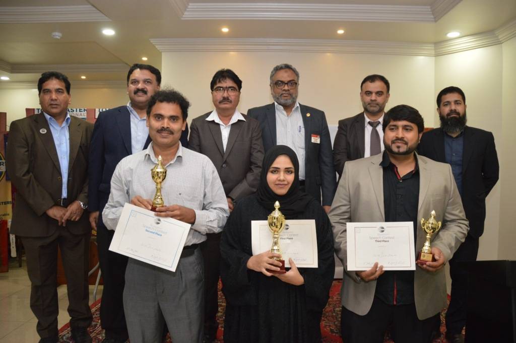 Winners of the International speech competition
