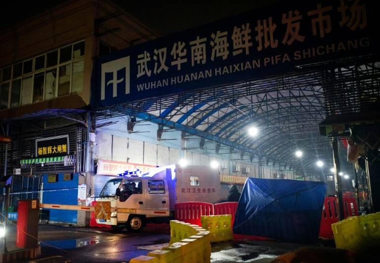 The new coronavirus is thought to have spread from Huanan Seafood Wholesale Market in Wuhan, which was shut on Jan. 1. — AFP