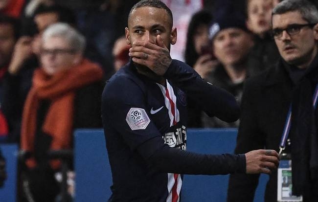 Ligue 1 leaders Paris Saint-Germain's victory over Bordeaux was marred by Neymar's late sending-off. — AFP