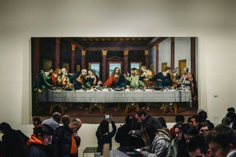 The show marked the 500th anniversary of the artist's death in France. — AFP