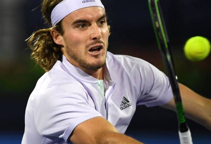 Stefanos Tsitsipas began the Dubai Championships with a 7-6 (7/1), 6-1 victory over Pablo Carreno Busta on Tuesday just two days after winning the Marseille title.