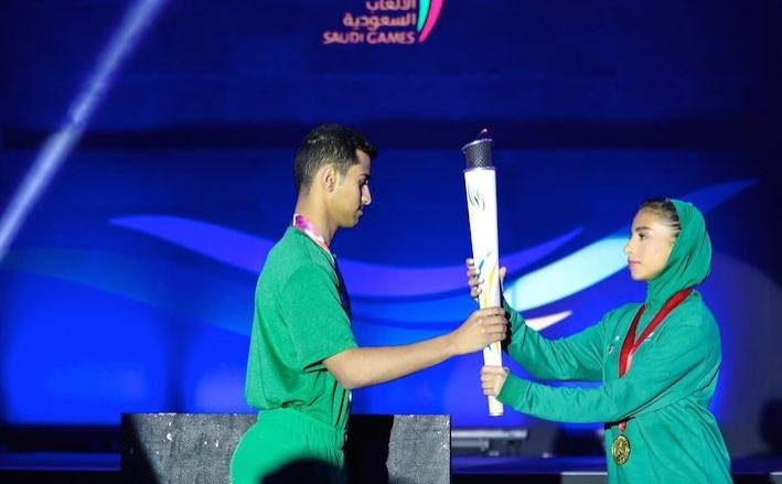Prince Abdul Aziz Bin Turki Al-Faisal, minister of sports, announces the launch of the Saudi Olympic Games on Wednesday, a new competition that will start on March 24.