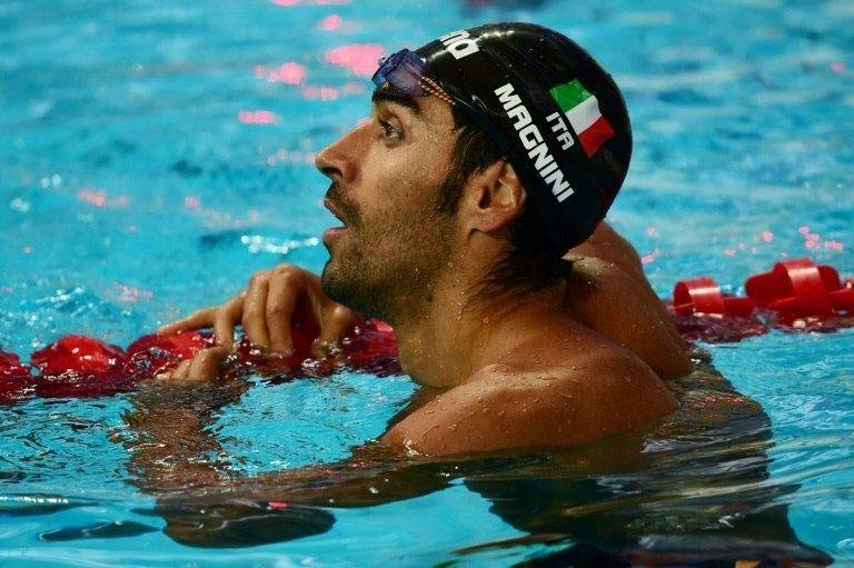 Italy's Filippo Magnini, pictured in 2015, won two world 100m freestyle titles. — AFP