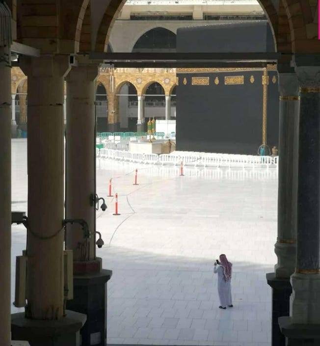  The Mataf, (area for circumambulation around the Holy Kaaba) and Masa (area for sa’i between Safa and Marwah) at the Grand Mosque in Makkah will remain closed during the period of suspension of Umrah.