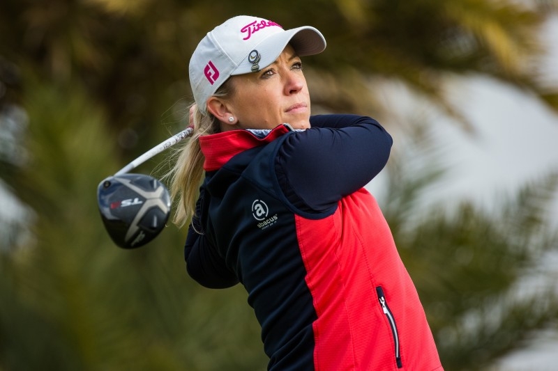 Julia Engström of Sweden with her trophy.