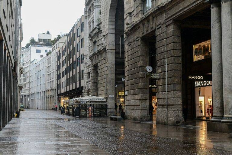 The virus has already hit business in Milan and other Italian cities. — AFP
