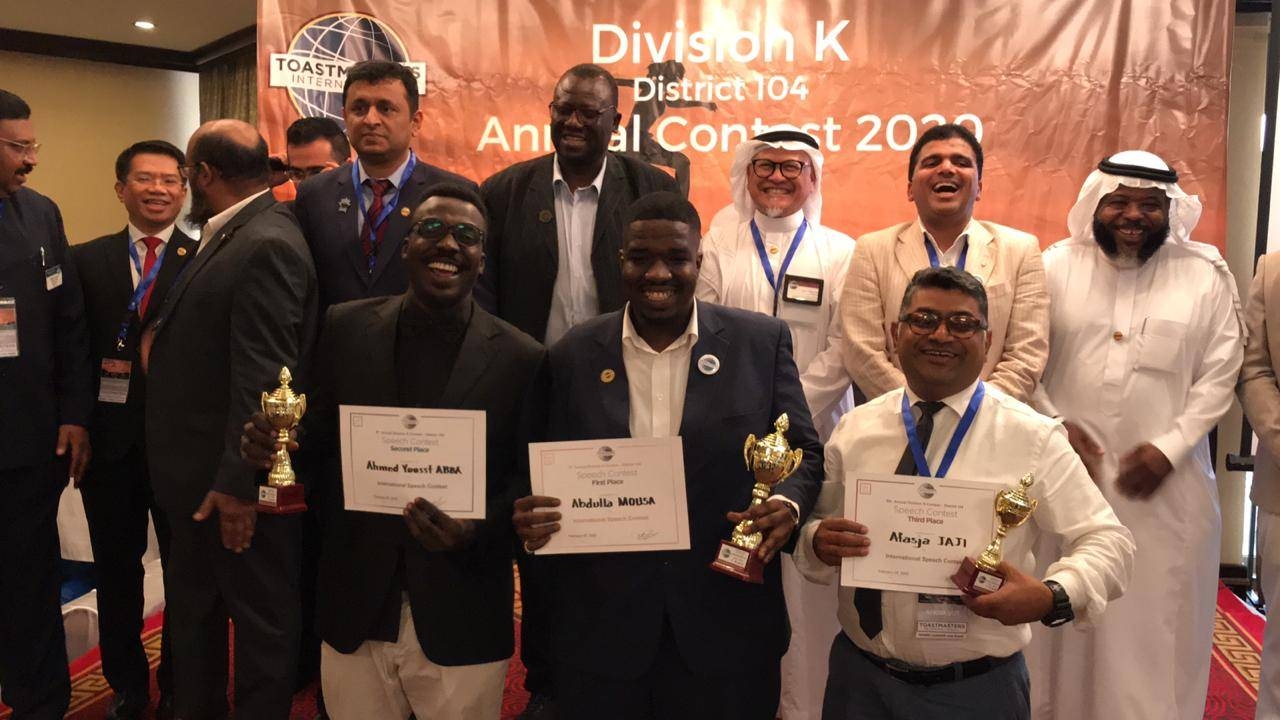 Speakers hog the limelight at
Division-K Toastmasters event