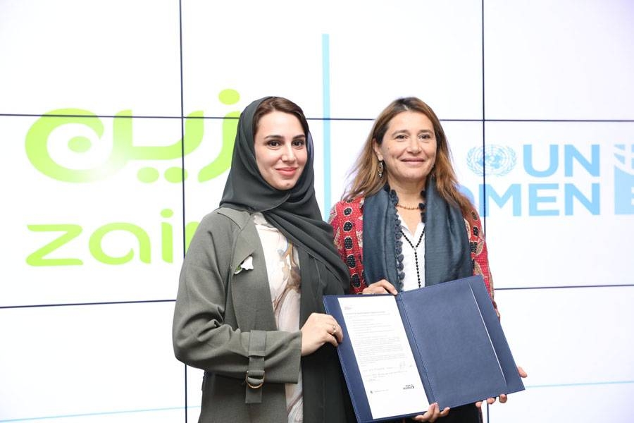 In recognition of those efforts on International Women’s Day, the Saudi Stock Exchange “Tadawul'' selected Zain KSA represented by its Vice President of Business Affairs Nada Al Harathi among others to “Ring the Bell” and open the stock exchange market. — SG photo