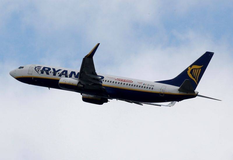 A Ryanair commercial passenger jet takes off in Blagnac near Toulouse, France, in this file picture. — Courtersy photo
