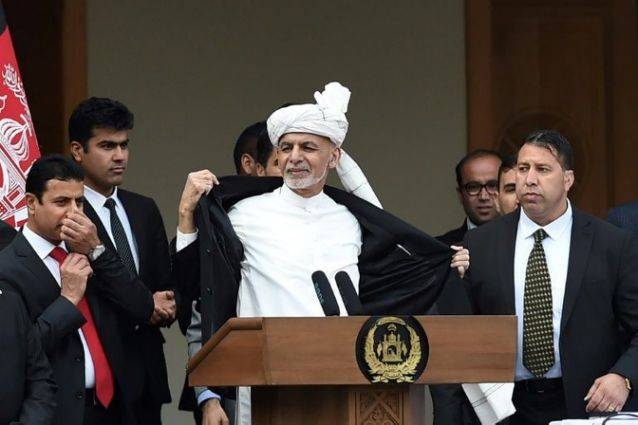 Afghan President Ashraf Ghani, center, had refused to accede to the Taliban's demands but his decree on Wednesday, signaled a softening of his stance. — AFP