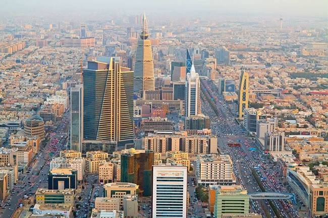 A view of the Riyadh city.