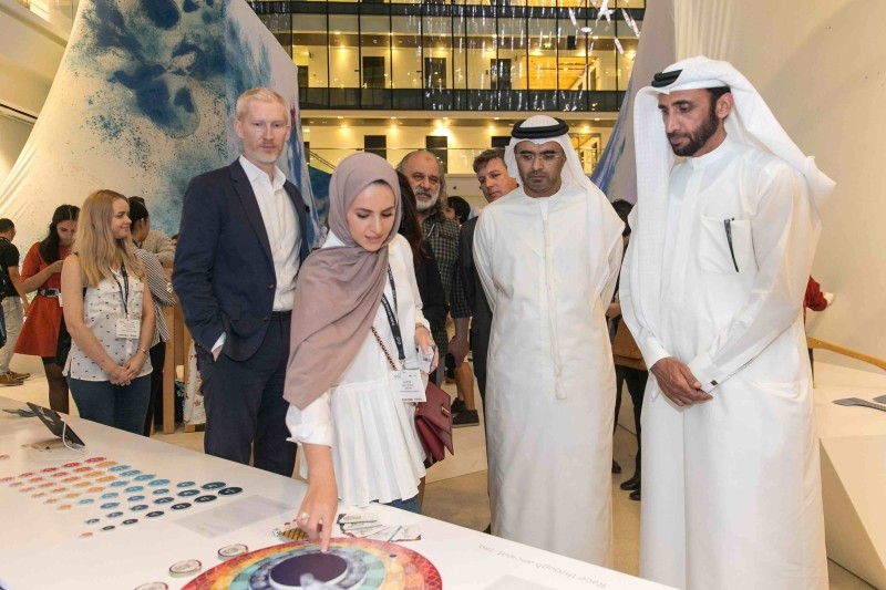 Mohammed I. Al Shaibani, ICD Executive Director and Chief Executive Officer, is seen at Global Grad Show. — SG photo