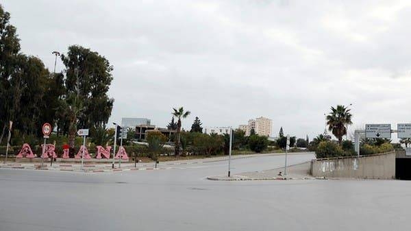 A general view shows empty streets at the entrance of Ariana city near Tunis during a curfew to counter the spread of the coronavirus. -- Courtesy photo