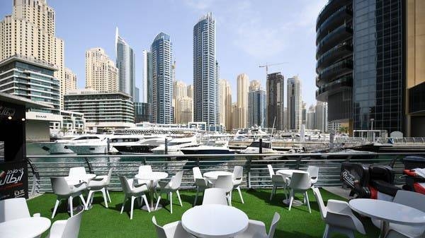 A deserted restaurant in Dubai’s marina. -- Courtesy photo
