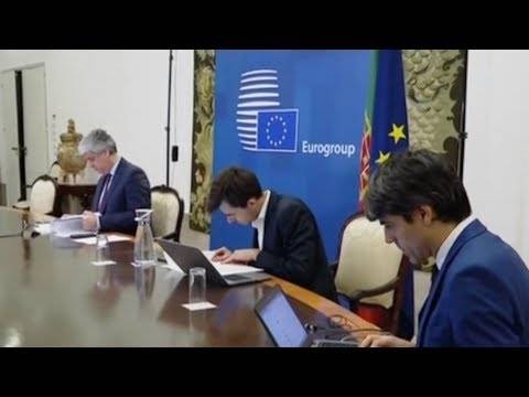The chairman of the Eurogroup, Mário Centeno, announced the deal, reached after marathon discussions in Brussels. — Courtesy photo
