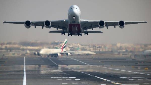 An Emirates Airline Airbus A380-800 plane takes off from Dubai International Airport in the United Arab Emirates. -- File photo
