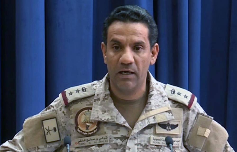 oalition’s official spokesperson Col. Turki Al-Maliki.