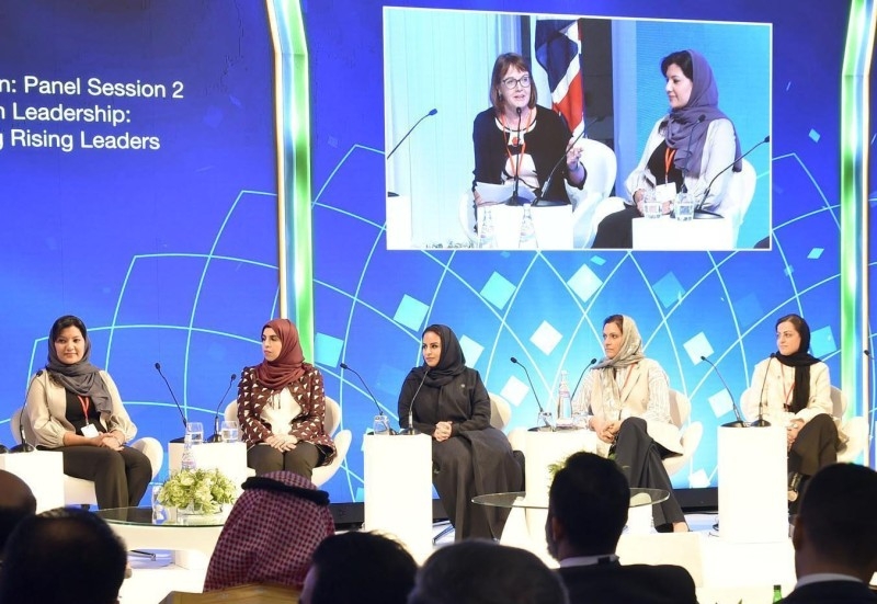 Saudi woman: Plays key role in development march, building society