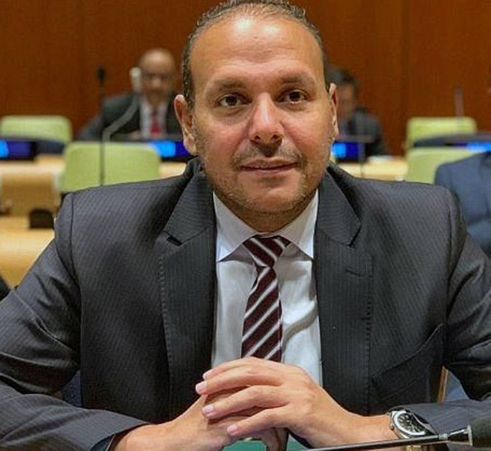 Deputy Permanent Representative of the Kingdom of Saudi Arabia to the United Nations Dr. Khalid Bin Mohammed Manzalawi.