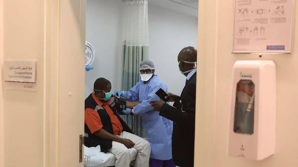 A recovered COVID-19 patient donates convalescent plasma at the Communicable Disease Center of Hamad Medical Corporation (HMC) in the Qatari capital Doha. -- Courtesy photo